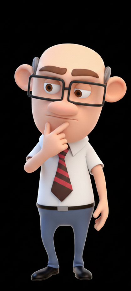 Mascote Monte Hermom apresentando uma recomendação financeira